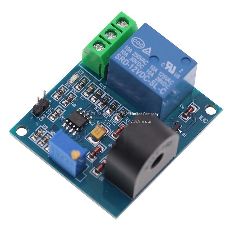 5A Overcurrent Protection Sensor Module with 12V Relay for AC Current Detection