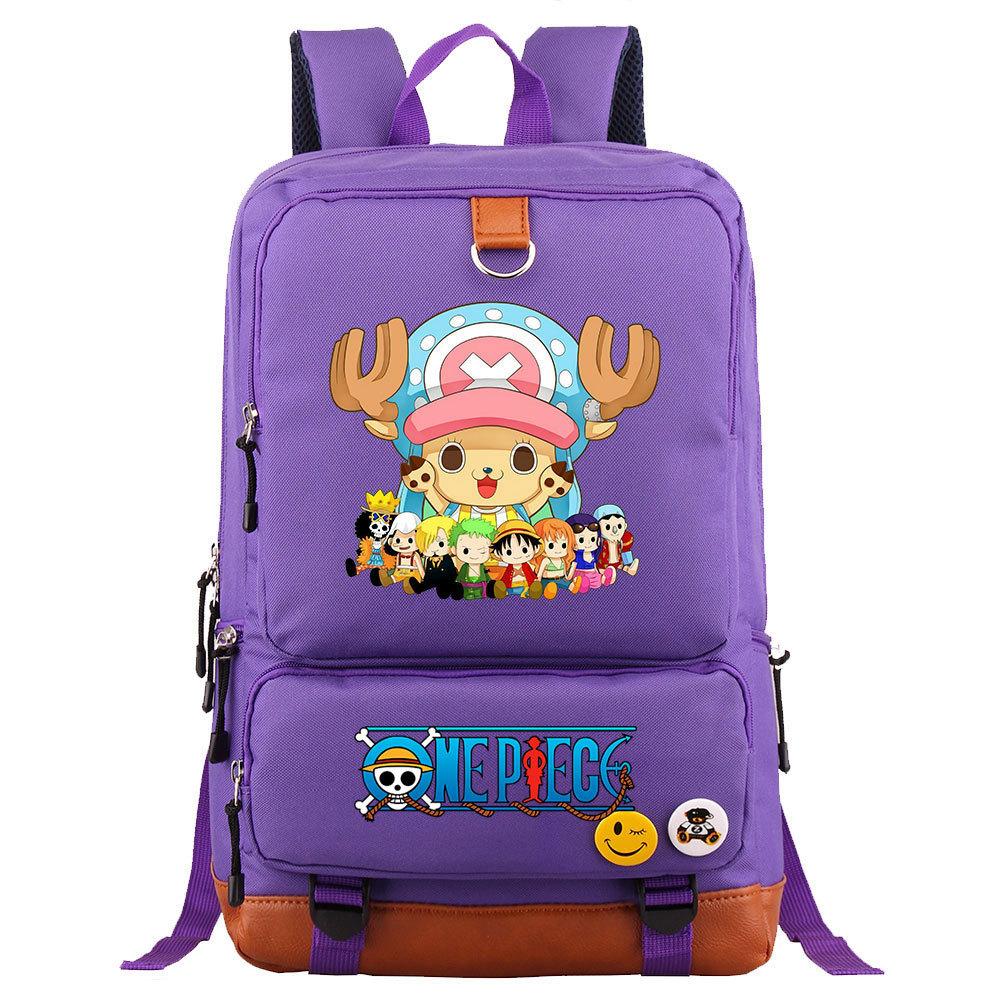 Anime Cartoon Print Teen Student Schoolbag Large Capacity Travel Bag Men And Women Backpack
