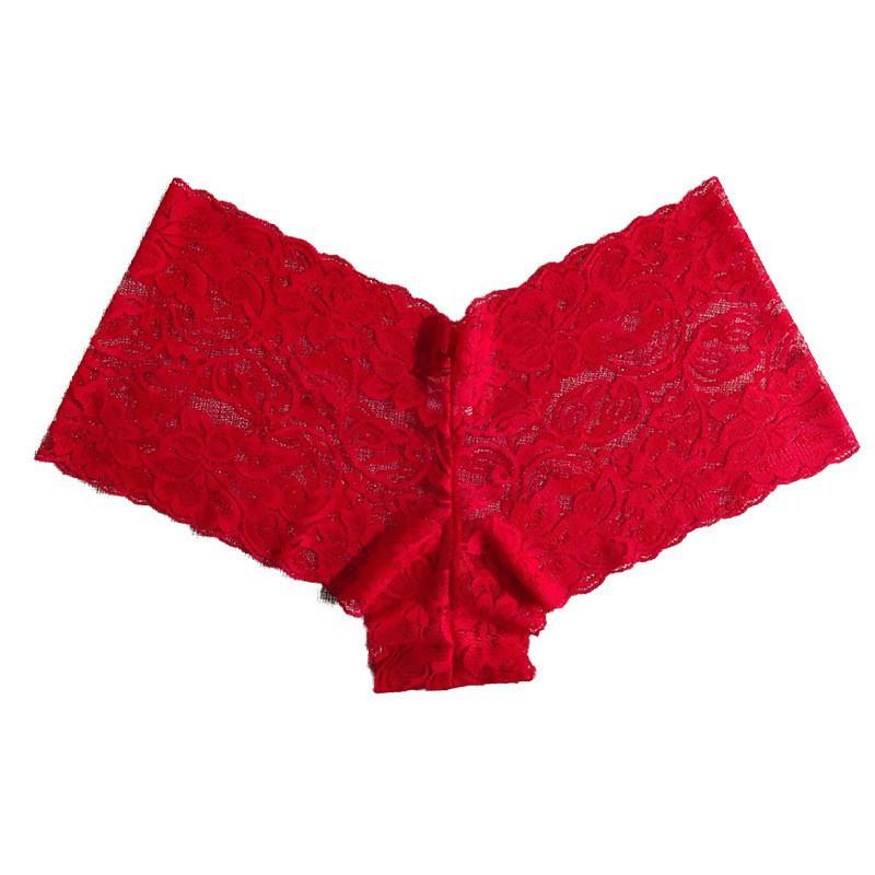 Evropské a americké krajkové vícevelikostní sexy boxerky - Styl roztomilé dívky