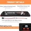 NJSBYL F150 LED 3rd Brake Light for 2009 2010 2011 2012 2013 2014 F0rd F150 SVT Raptor Smoked Lens Third High Mount Stop Brake Lamps White LED Rear