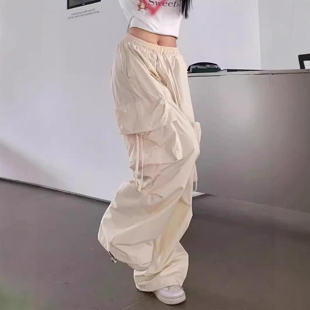 2026 Women's High-Waisted Retro Workwear Wide-Leg Pants - Loose, Floor-Length Design