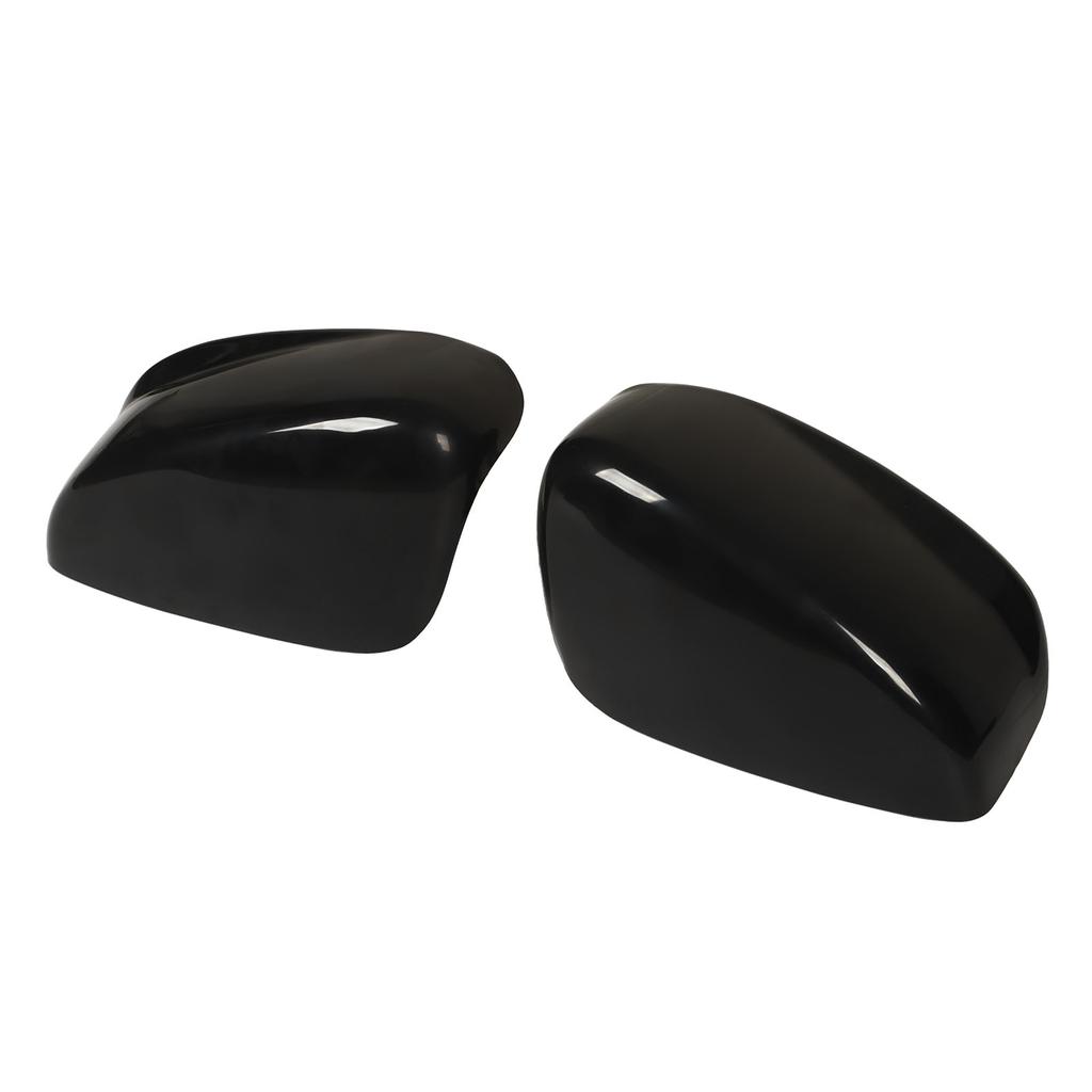 1Pair Car Rearview Mirror Cap Covers Glossy Black Side Door Wing Mirror Cap Covers Replacement for Accord 2008‑2012
