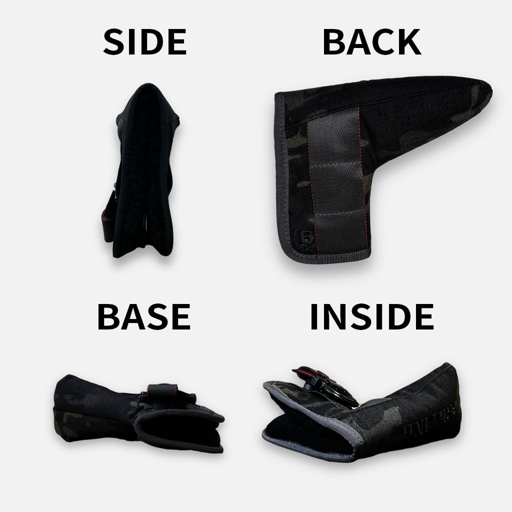 BRIEFING Putter Cover 1000D PUTTER COVER BRG231G24 NAVY Navy Golf Head Cover