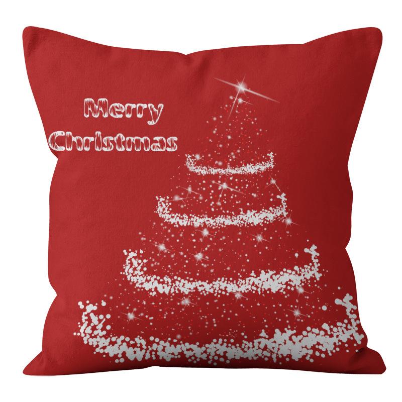 

Рождественские красные наволочки, трансграничный скандинавский фестиваль, домашний тканевый диван, наволочка с принтом, наволочка 40x40cm