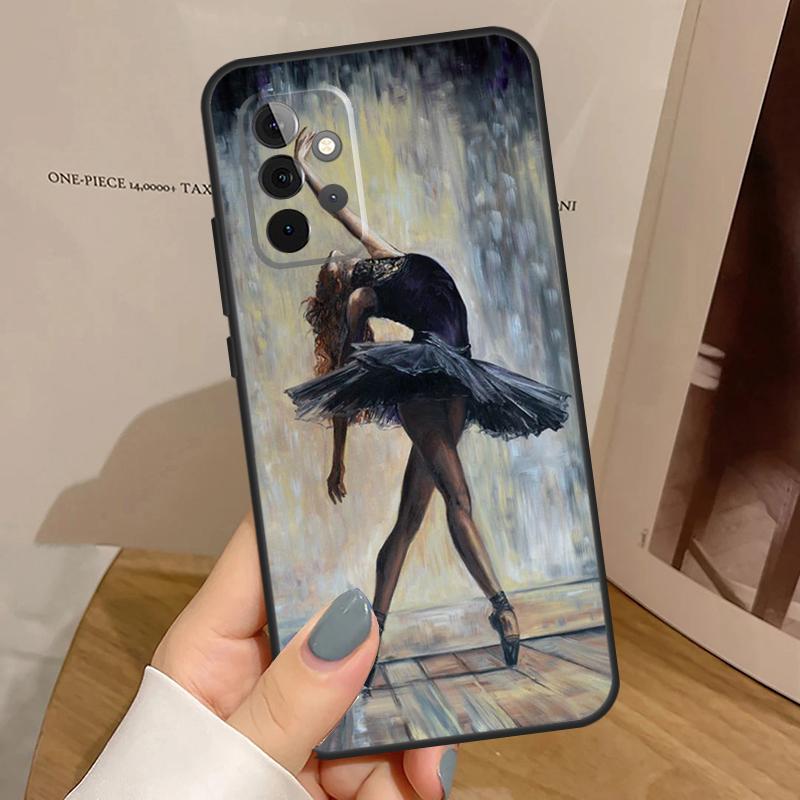 Ballet Ballerina Dancer Case For Samsung Galaxy A34 A54 A17 A35 A55 A06 A16 A26 A36 A56 A53 A32 A52 A33 A13 A14 A15