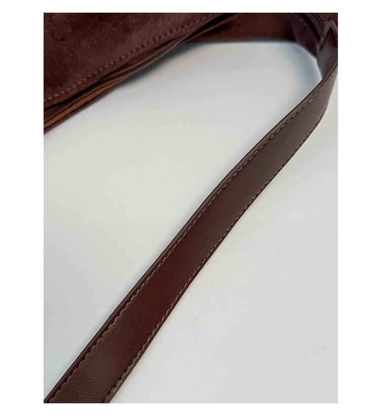 Versatile Women's Large Capacity Suede Tote & Shoulder Bag