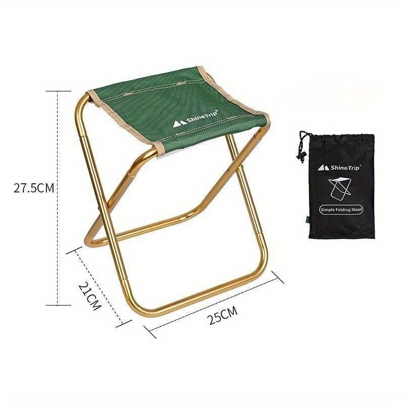 Banco Dobrável para Exterior Liga de Alumínio Cadeira de Pesca Banco para Churrasco Cadeira Dobrável Cadeira de Camping Portátil