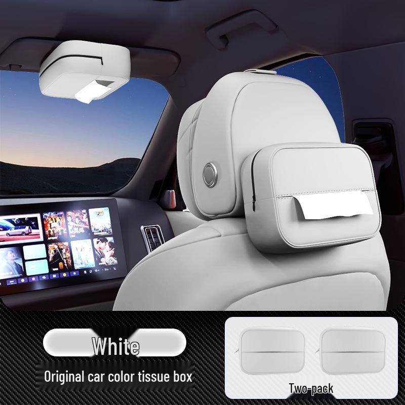 AION Car Tissue Box for 25 Models: Seat Back Hanging and Center Console Interior Accessory