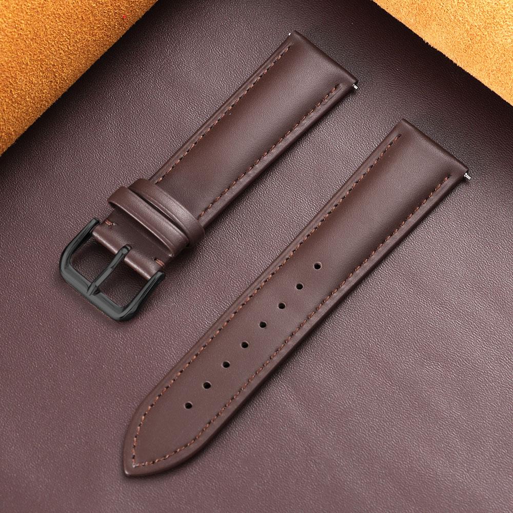 Genuine Calfskin Watch Strap for DW Soft Casual Leather Replacement Wristwatch Band Men's 18mm 19mm 20mm 21mm 22mm Watchband