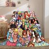Starring the classic Japanese cartoon ONE PIECE Monkey D. Luffy blanket soft home furnishing nap decoration four seasons warm Sherpa blanket U6