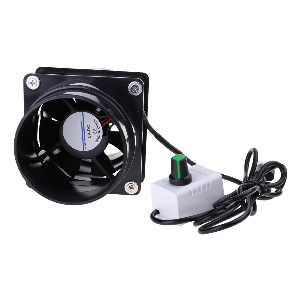 USB Einstellbare Geschwindigkeit Lötrauchabsauger ESD Dunstabzugshaube Ventilator Rohrkanal Abluftventilator mit 1/3/6M Rohr Ventilator