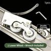 Heavy Duty Sliding Closet Door Roller Quiet Smooth Operation Durable Replacement for Wardrobe Repair Home Furniture Upgrade