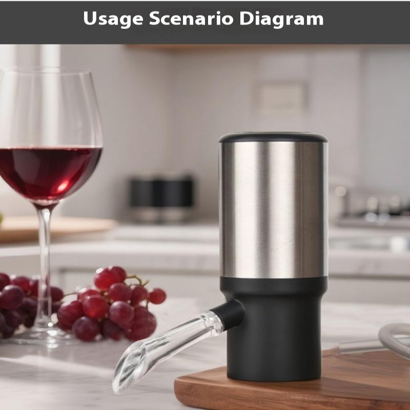 Usb Electric Decanter Intelligent Red Wine Electric Decanter Easy To Clean Pneumatic Electric Decanter Creative Wine Dispenser