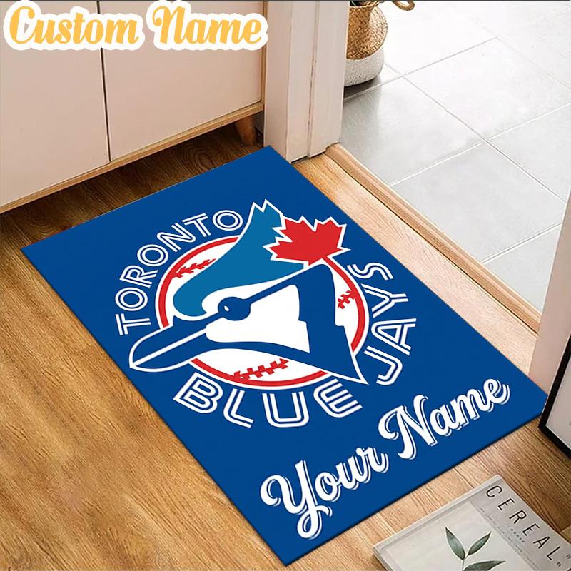 Custom Name Toronto Jays Rug, Office Rug, Chair Rug, Carpet for Living Rooms, Doormat Game Rug Home Decor Christmas Gifts