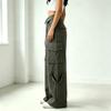 Women’s Fashion Loose Fit Wide Leg Pants with Drawstring Waist and Multiple Pockets for Casual and Athletic Wear
