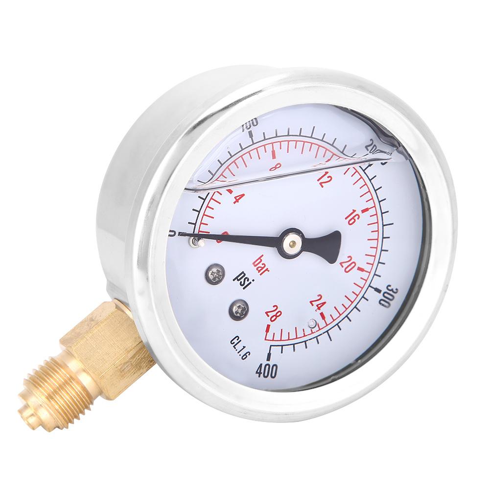 TSPGG60428bar 1 4BSP Y60 Radial Oil Filled Pressure Gauge Manometer for Machinery
