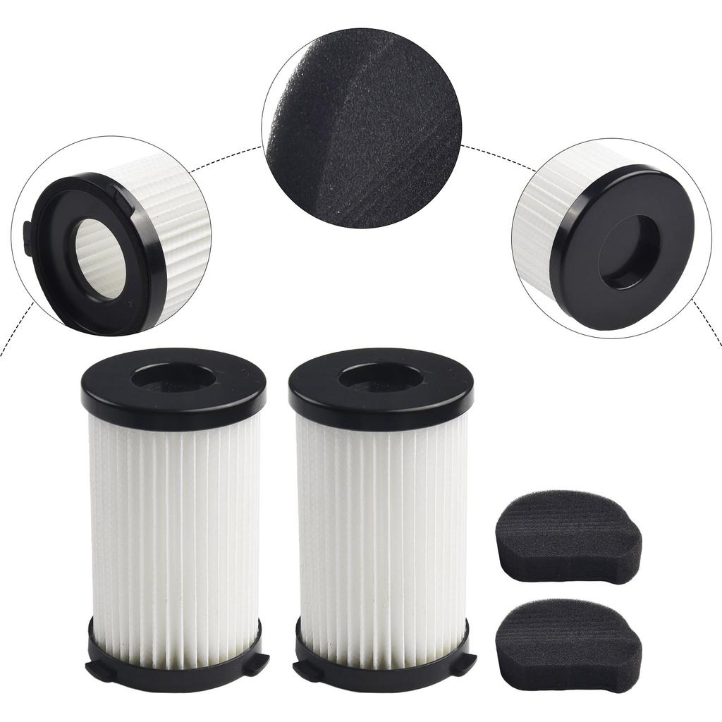 Filters Vacuum Cleaner Parts 2pcs Household Supplies