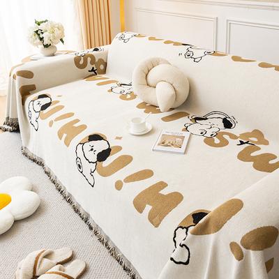 Cartoon Kreatives Sofa Handtuch Chenille Sofaüberwurf All-Inclusive Universal Staubschutz Kratzschutzdecke Steppdecke