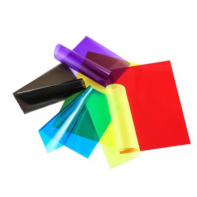 Filtre lumineux d'isolation thermique, 2 pièces, protection solaire en PVC, Cellophane, verre de fenêtre, feuille de plastique transparente