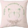 Modern Ins Style Pink Girl's Heart Pillow Case Nordic Linen Cushion Sofa Bedside Pillow