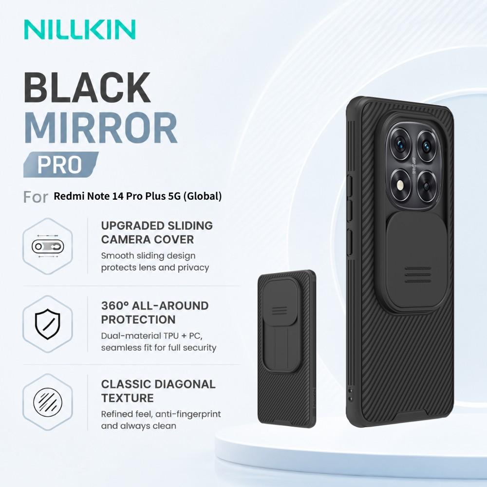 NILLKIN Case For Redmi Note 14 Pro Plus 5G Global TPU Frame Camera Protection Shockproof CA4004