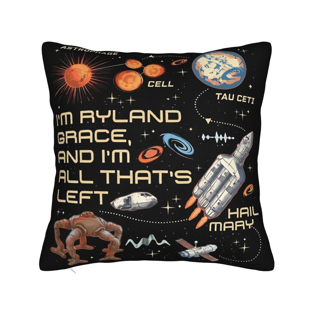 Project Hail Mary Pillow Case Morden Pillow Cover Soft Pillowcases For Office Car Home Decor