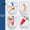 Steel And Stone Markers 12 Colors Flat Tip Paint Marker, Oil Based Broad Pen for Metal Tire Metallic Pens Glass Leather, Waterproof Quick Dry Touch Up