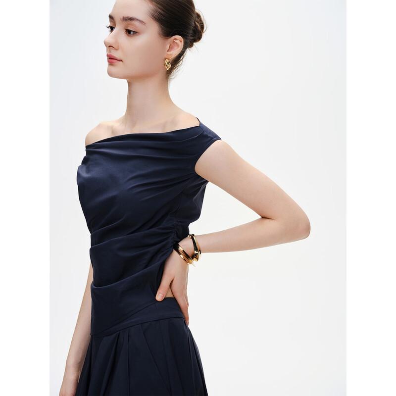 Women s Off-Shoulder Short Sleeve Top L