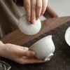 Ceramic Gai Wan Tea Set Chinese Traditional-Gaiwan Tea Bowl Tea Set For Brew Loose Oolong/Puerh Tea
