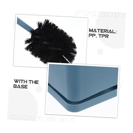 Levemolo Toilet Brush, Replaceable, For Toilet Cleaning, Soft Brush Material, Comes with Case, Compact Storage, Perfect Convenient Item for Toilet
