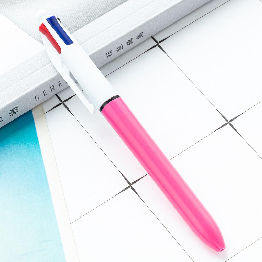 Multicolor Push Pen With Bullet Tip For Students And Office Use
