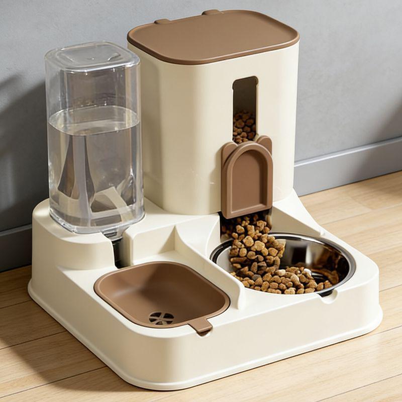 Pet Automatic Feeder: All-in-One Food and Water Bowl for Cats & Dogs