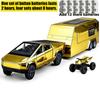 1/32 Goldener Tesla Cybertruck Geländewagen Pickup LKW Legierung Metall Druckguss Modellauto Perfektes Weihnachtsgeschenk Junge & Geeignet für Sammlerstücke