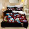 Smurfs Season Bedding Set Cartoon 3-Piece One Piece Comforte Luxus Exquisite Birthday Gift Polyester Home Decor Duvet Cover