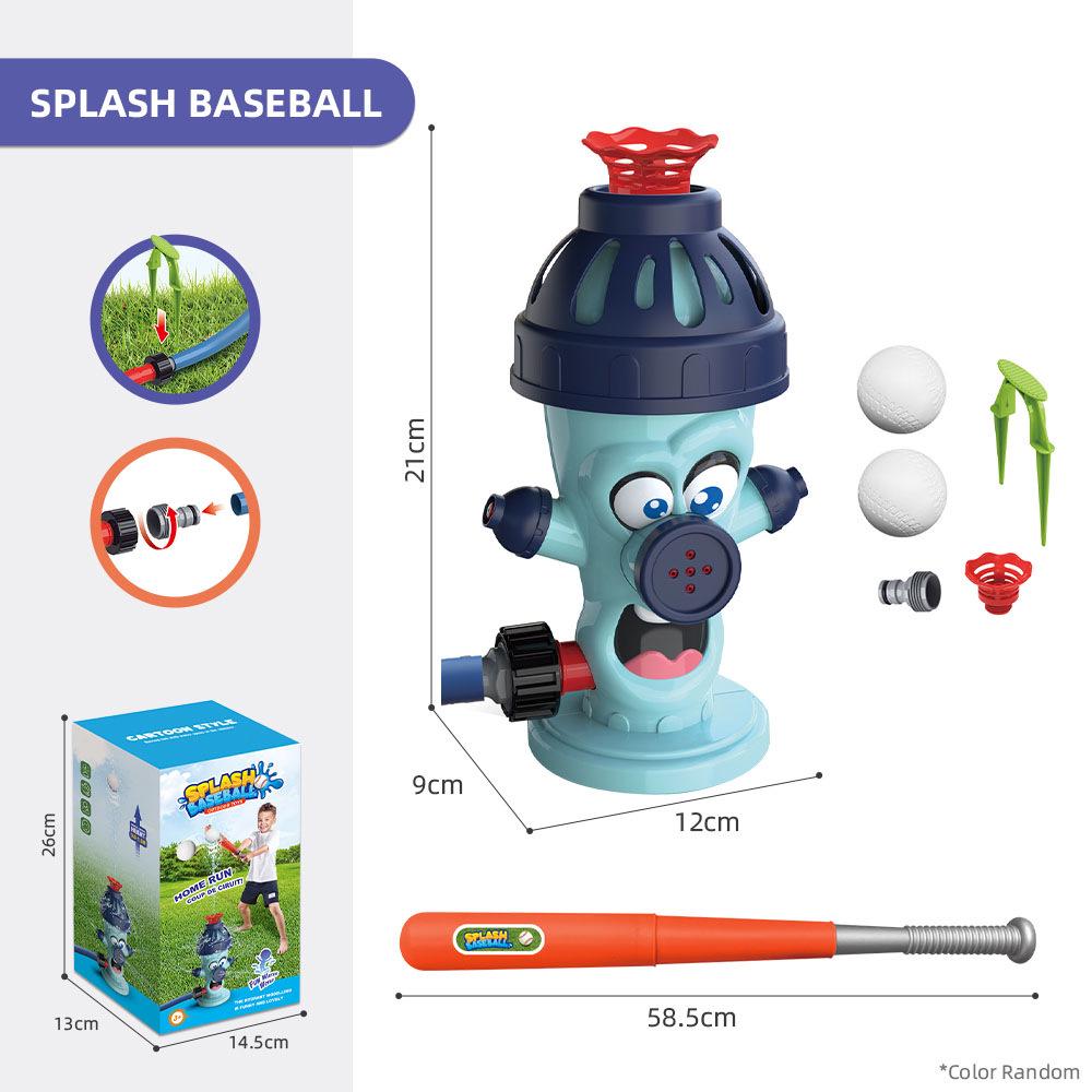 Cartoon Fire Hydrant Lawn Rotating Sprinkler - Automatic Watering & Play Toy