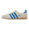 adidas Originales Piel de Japón Cómodos Versátiles Antideslizantes Duraderos Zapatillas de Skate de Caña Baja para Mujer Blancas Azules JR0556