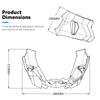 New Engine Guard Cover For Honda CB 1000R CB 1000 R CB1000R cb1000r 2019-2024 Lower Bottom Plate Splash Chassis Protection Kit