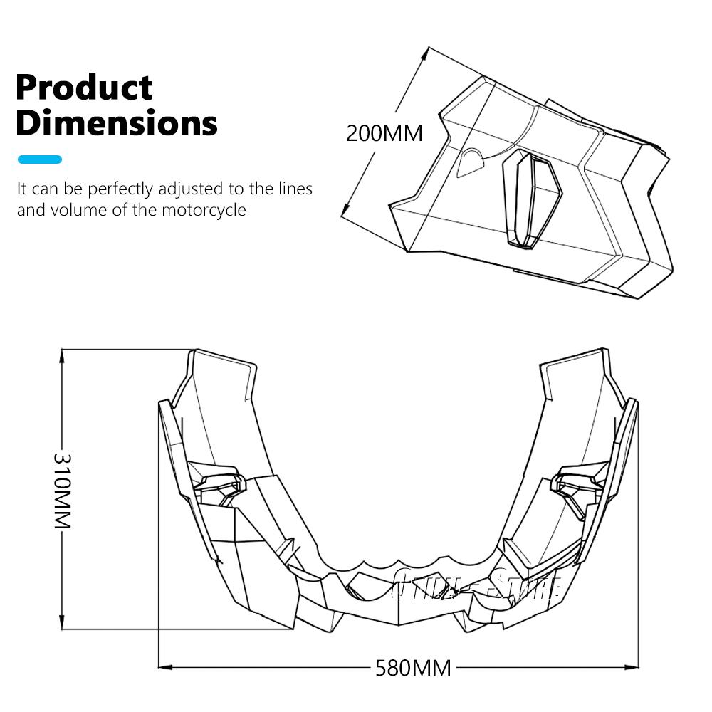 New Engine Guard Cover For Honda CB 1000R CB 1000 R CB1000R cb1000r 2019-2024 Lower Bottom Plate Splash Chassis Protection Kit