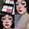 HERORANGE Paleta Cieni do Powiek Dream Eyeshadow z Kryształkami Zmieniającymi Kolor - Super Błysk i Perłowy Rozświetlacz.