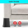 Square Design Bed Risers 4 Inch Height Bed Frame Lift Furniture Risers  Couch Support