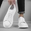 Fashion High quality thick soled men's black and white board shoes Casual Sports Shoes Youth Trend Sneakers adult  leather Shoes New