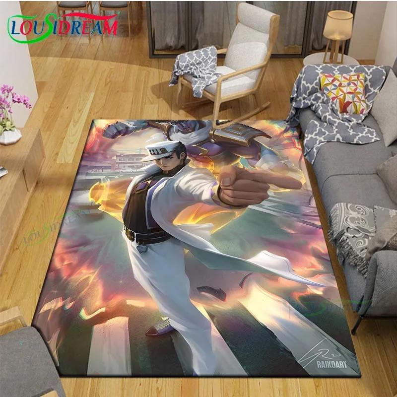 Classic Cartoon J-JoJo’s Bizarre Adventure Carpets Living Room Anti-Skid Area Rug Kids Bedroom Mats Game Mat Large Carpet Decor