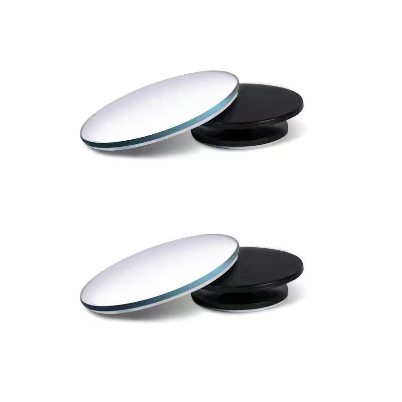 1pc Car Rearview Mirrors 360-degree Rotating Car Small Round Mirror Rearview Mirror Car With Large Field View Mirror Blind