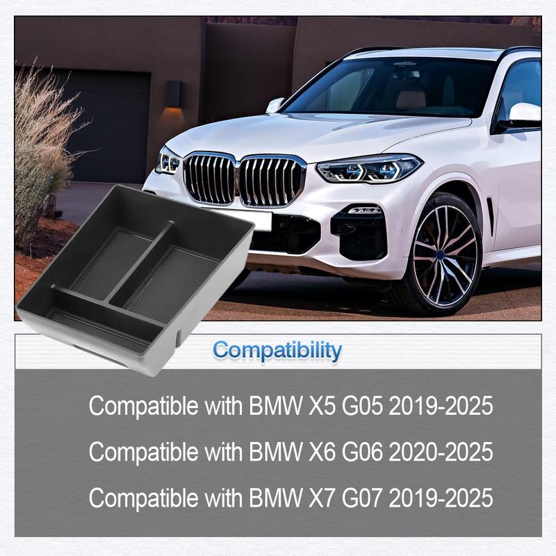 For BMW X6 G06 -2025 X5 G05 X7 G07 2024 2025 Car Center Console Organizer Armrest Storage Box