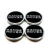Calotas Centrais de Roda Cromadas Pretas Range Rover 63mm Evoque Freelander X 4