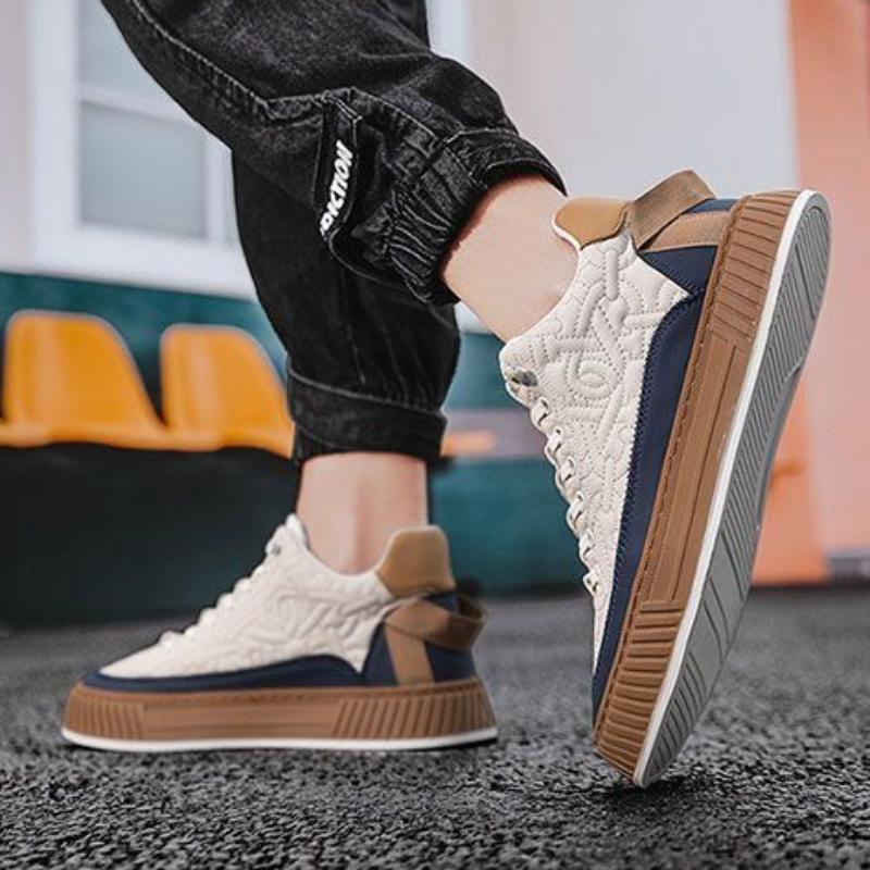 Fashion Fashion Comfortable Men Sneakers Outdoor Running Tennis Shoes For Men Lace-up Platform Casual Sport Men Shoes Zapatillas Tenis