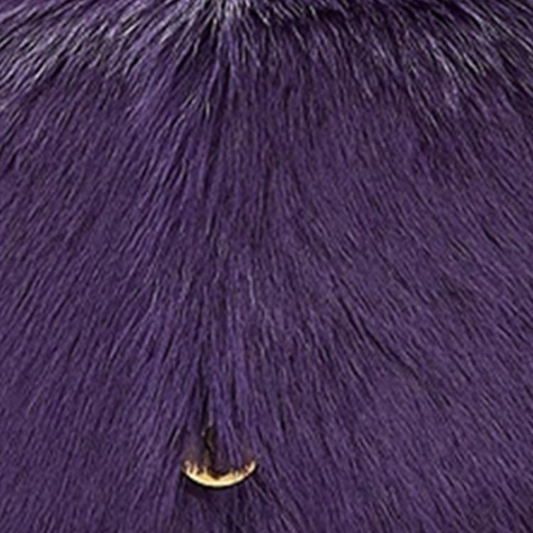 Burberry Adjustable Leather Crossbody Bag With Magnetic Closure In Calfskin And Goat Hair Women Shoulder Bag Satin-Purple 80755101