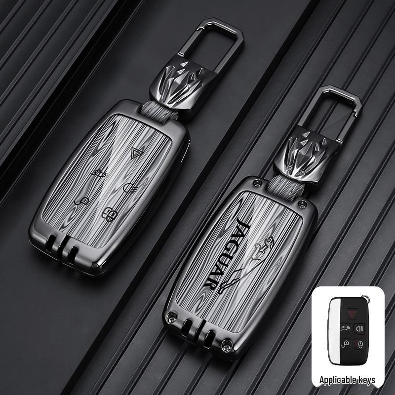 23 Jaguar XFL/XEL/F-Pace/XJL/F-Type/E-Pace Key Case with Metal Buckle for Men & Women