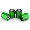 4pcs Car Badges Metal Wheel Tire Valve Cap Covers For Honda Jazz Fit Avancier Crv Accord Pilot City Prelude Mugen Power XR-V ZP8