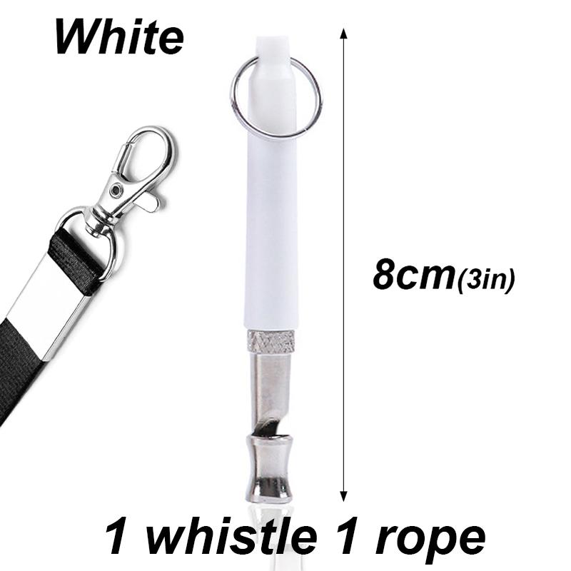 Dog Whistle with Lanyard Adjustable Ultrasonic Silent Dog Whistle Repeller Stop Barking Control for Dog Training